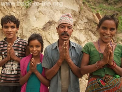 Burned down – a new beginning for a family