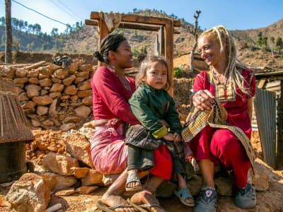 Nuwakot nach dem Erdbeben. Wir geben die Hoffnung nie auf